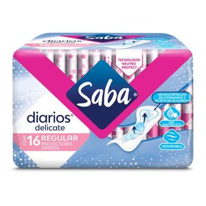 Protectores Diarios Delicate Regular 16 Pz