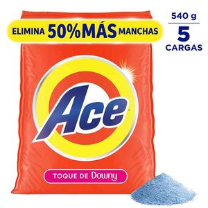 Ace Detergente en Polvo con Un Toque Downy 600 g