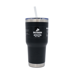 Vaso Negro de Acero Inoxidable Outdoor Solutions 9 1 Pz