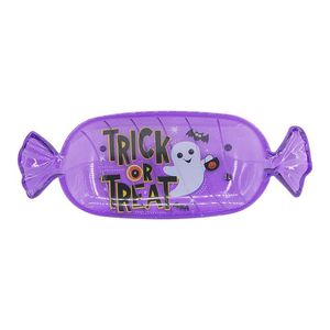 Plato de Halloween Morado 35 cm