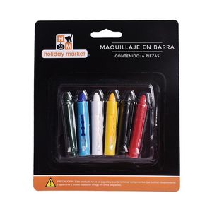 Set de 6 Crayones de Maquillaje 1 Pz