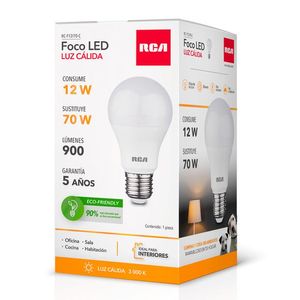 Foco Led Individual 12w 3000k 1 Pz