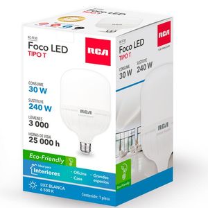 Foco Led Tipo T de 30w 1 Pz