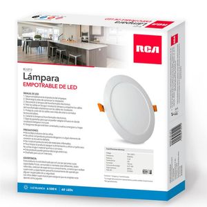 Lámpara Empotrable Slim 12w, Luz Blanca 1 Pz