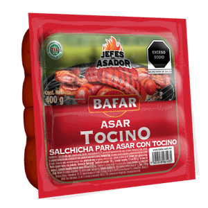 Salchicha Para Asar con Tociino Ponderosa 400 Gr