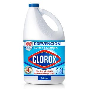 Clorox Blanqueador triple acción original 3,8 L