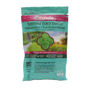 Semilla Para Pasto Ryegrass 60g 1 Pz