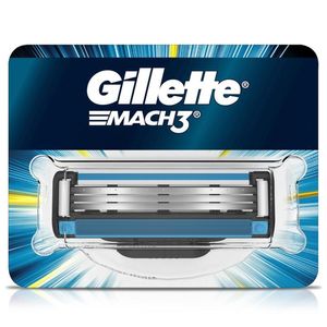 Cartucho de Rastrillo Gillette Mach3 con 3 Hojas 1 pz