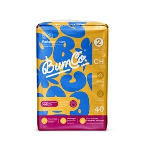 Pañales para Bebé Bum Co. Unisex Etapa 2 Chico con 40 pañales